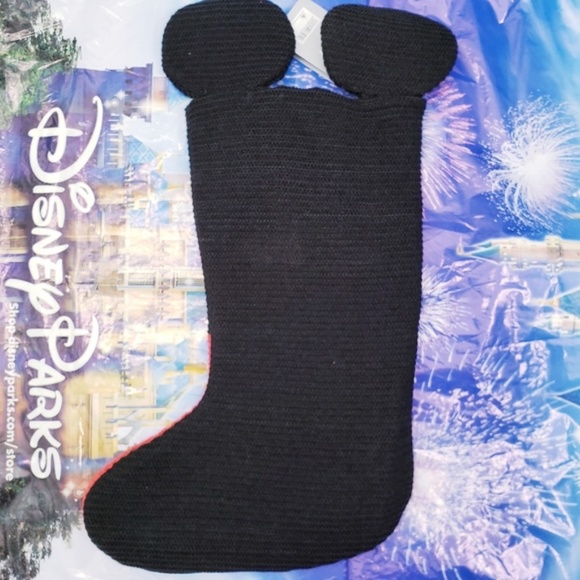 Disney Mickey Mouse Knit Christmas Holiday Stocking NWT - Picture 3 of 5